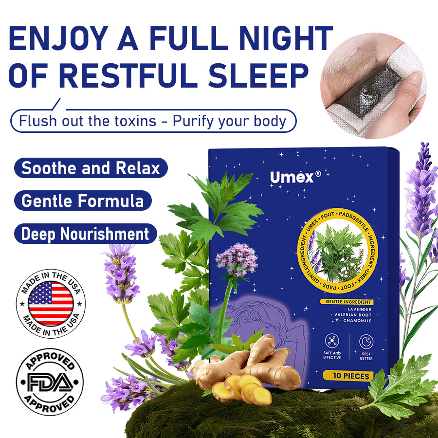 Umex Herbal Foot Pads for Relaxation & Comfort - Buy 1 Get 1 Free