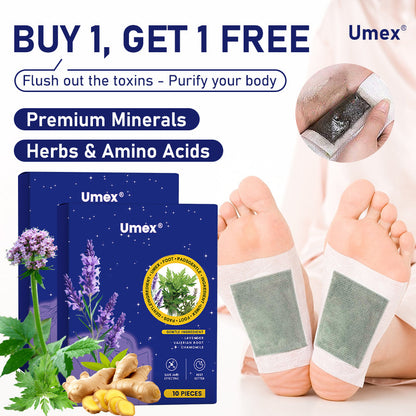 Umex Herbal Foot Pads for Relaxation & Comfort - Buy 1 Get 1 Free