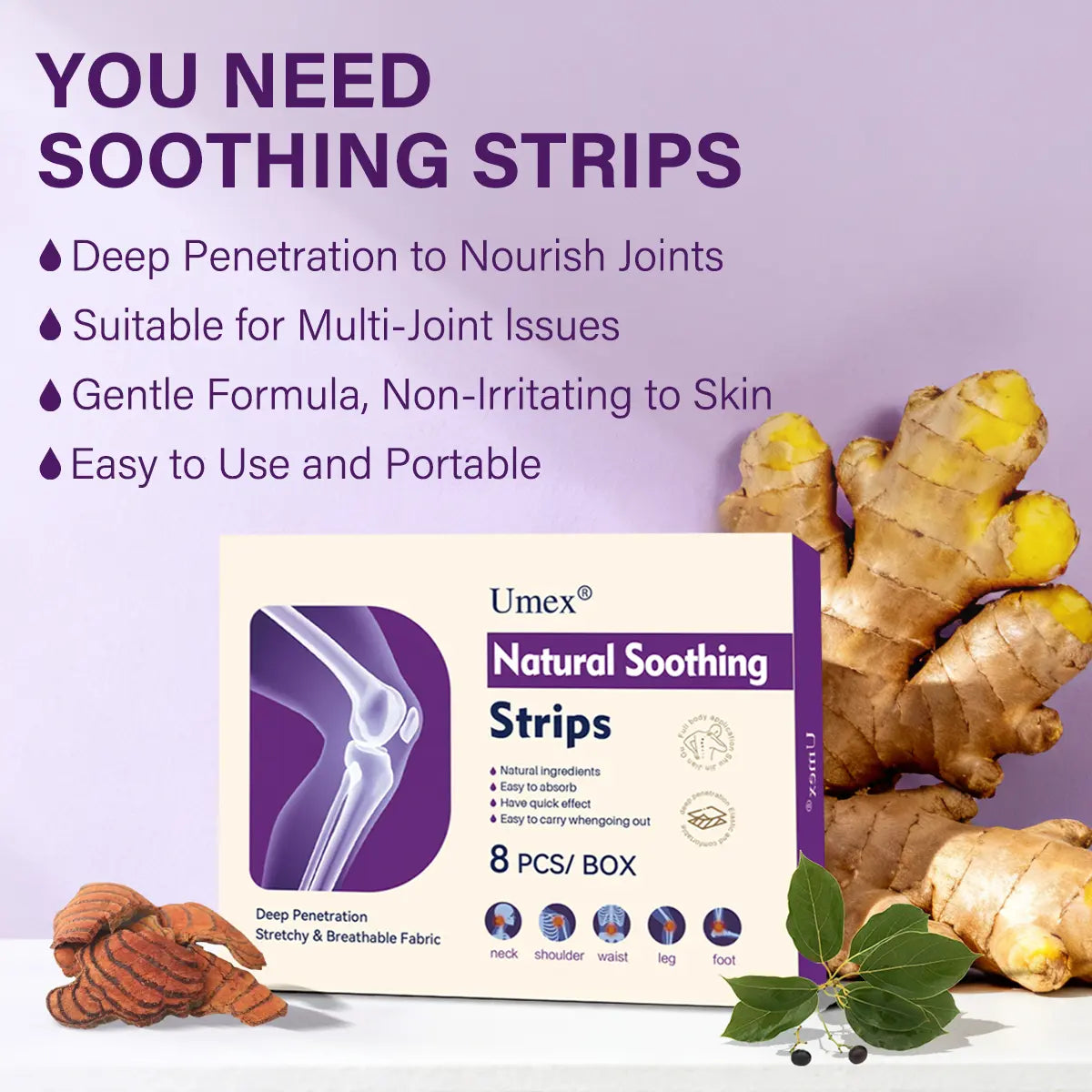Umex Soothing Joint Patches - Buy 1 Get 1 Free Offer